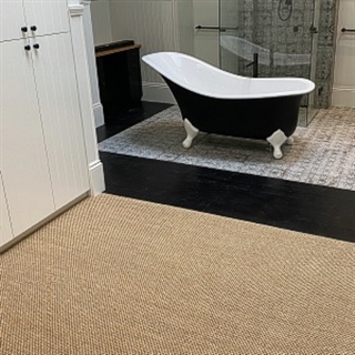 Fine Rustic Quartz Sisal Installation 
